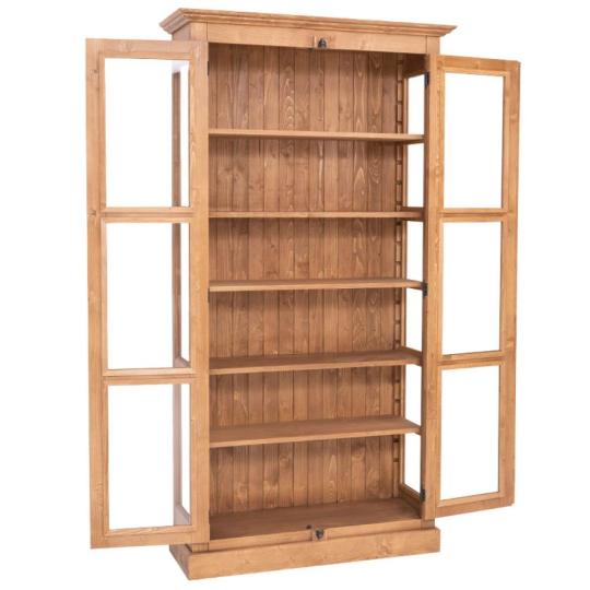 rusztikus vitrines mediterran uveges barna szekreny polcos country klasszikus vintage tomorfa egyedi butor gyartas nappali konyha haloszoba vintage butorok lameridiana lakberendezes.jpg